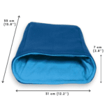 Flip Cuddle Lounge Sack for Guinea Pigs in Turquoise and Aqua