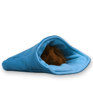 Flip Cuddle Lounge Sack for Guinea Pigs in Turquoise and Aqua